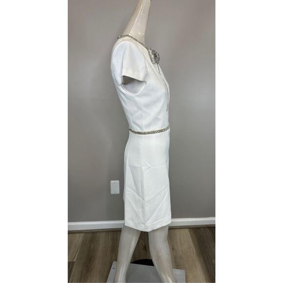 NWT Alice + Olivia Sophie Embellished Bow Minidress Size 2 $595 - Picture 8 of 9